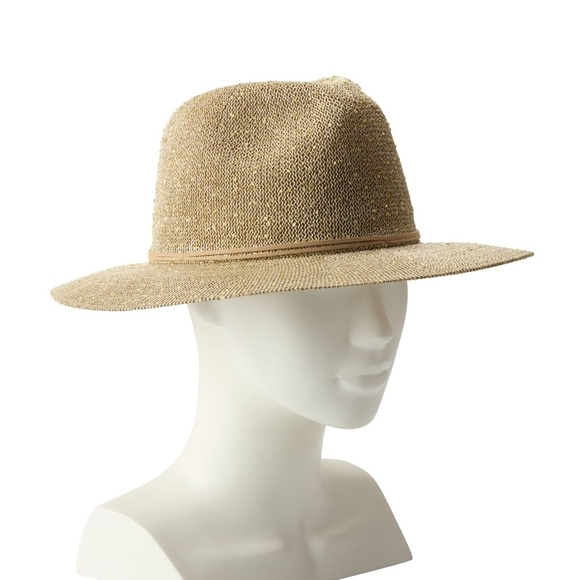 Sonoma Sequined Fedora Hat GOLD OR BLUSH - Picture 2 of 3